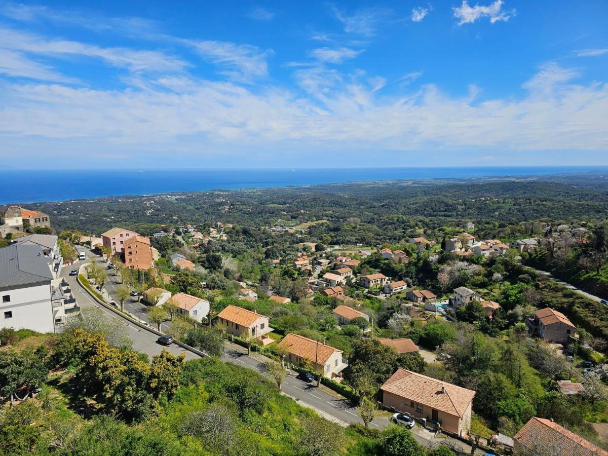 סרביון Palazzu Massoni, Magnifique Vue Sur La Mer Et La Montagne, Clim, Wifi, Parking Gratuit מראה חיצוני תמונה